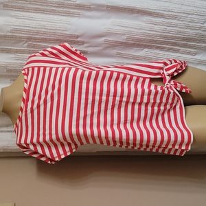 Jones NY Red & White Stripped Top! NWT